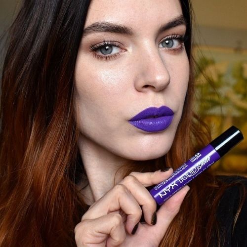 NYX Professional Makeup Liquid Suede Cream Lipstick in Amethyst